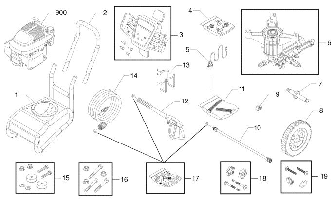 We have all the correct replacement parts for your 580754910 pressure washer. Call us at 1-888-279-9274